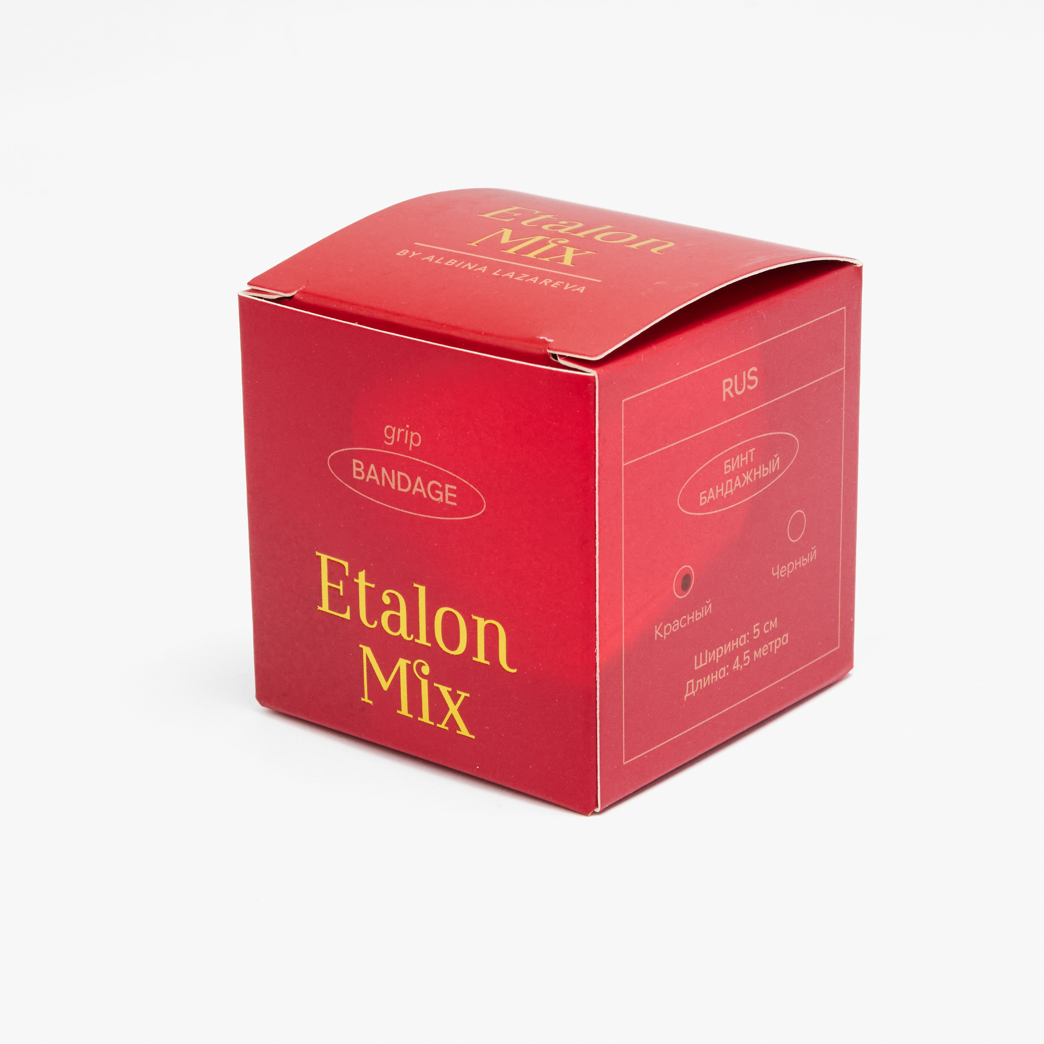 Бинт бандажный Etalon Mix (красный)