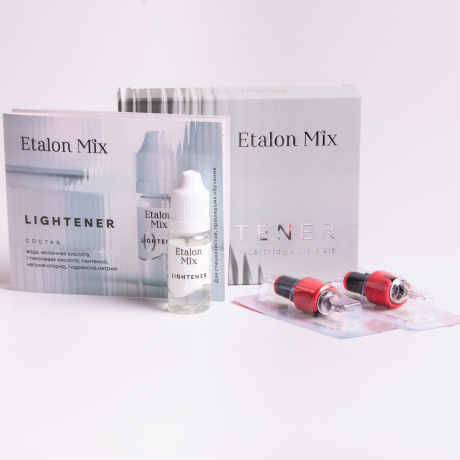 Средство для удаления пигментов "Lightener Etalon Mix" 10мл + cartridge trial kit ENG