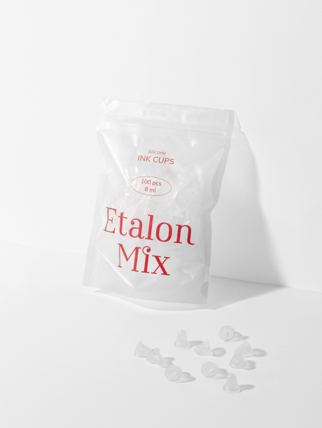 Капсы силиконовые 8 мм Etalon Mix, 100 шт