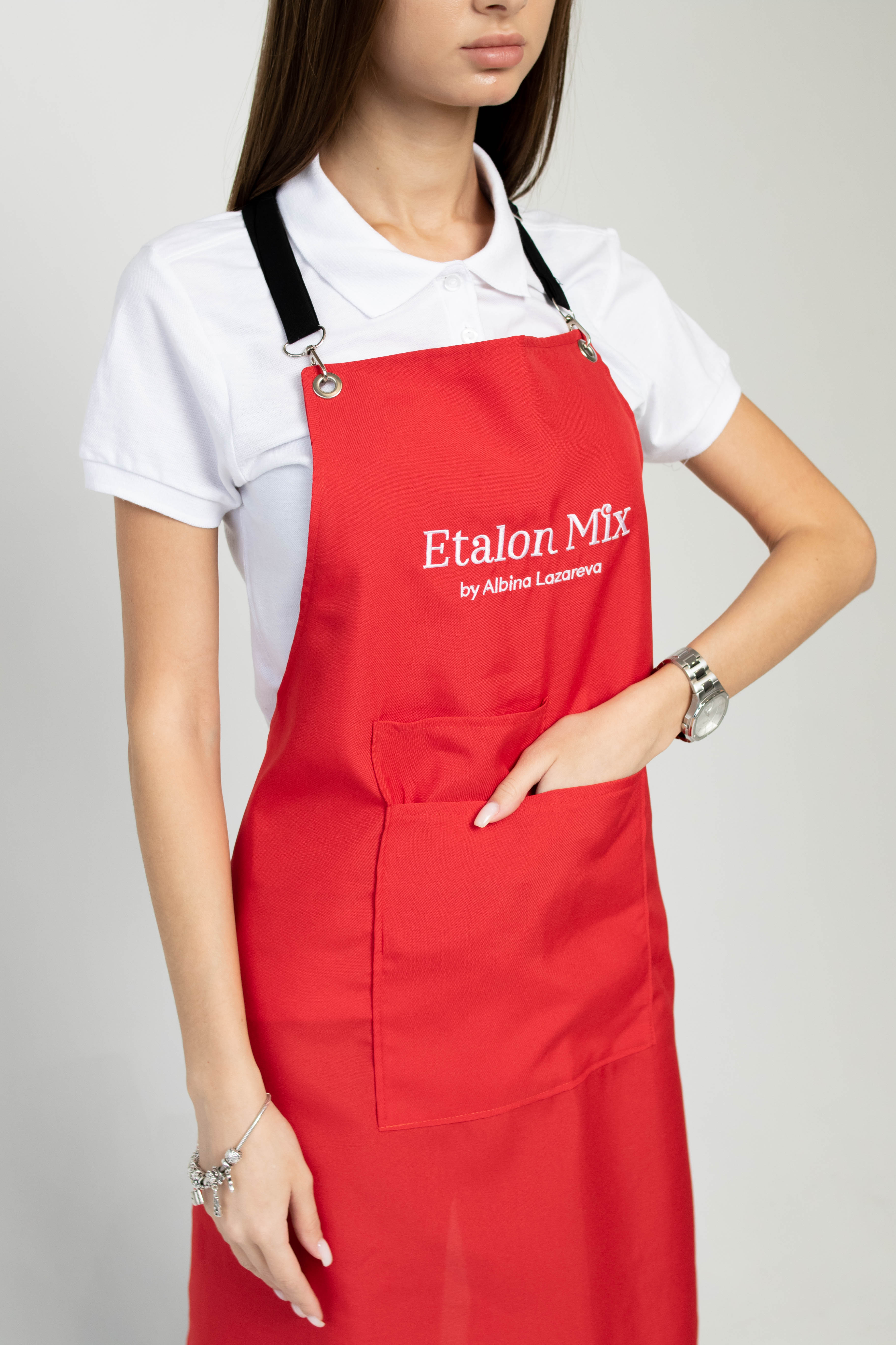 Delantal Etalon Mix rojo