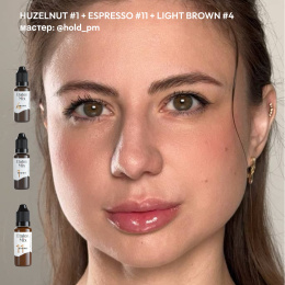 Hazelnut #1 + Light Brown #4 + Espresso #11