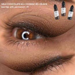 Cognac #3 + Milk Chocolate #2 + Black