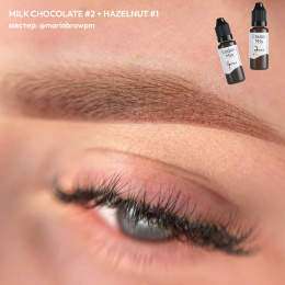 Milk chocolate #2 + Hazelnut #1
