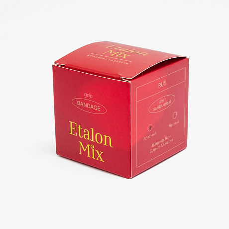 Бинт бандажный Etalon Mix (красный)