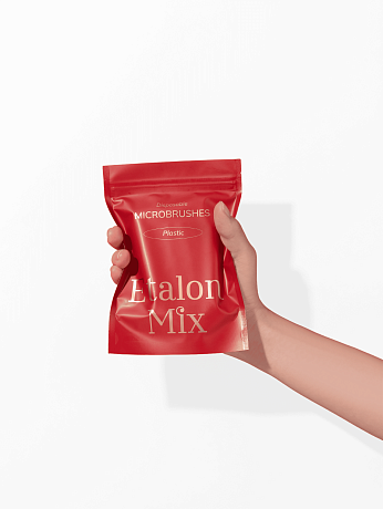 Микробраш пластик Etalon Mix, 100шт