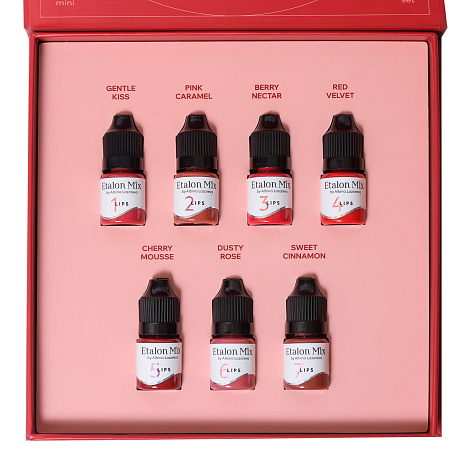 Set of pigments for permanent makeup "Set Lips", 7/5 ml.
