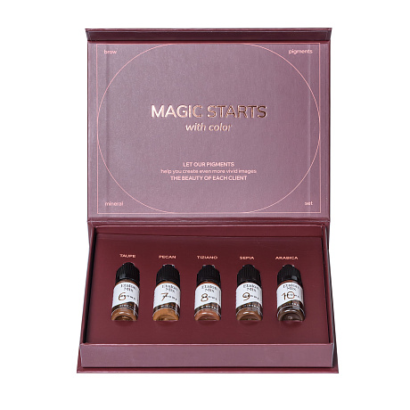 Сет "Брови минеральная серия" 10 мл